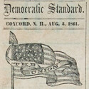 Democratic Standard newspaper, Concord, New Hampshire, 1864.